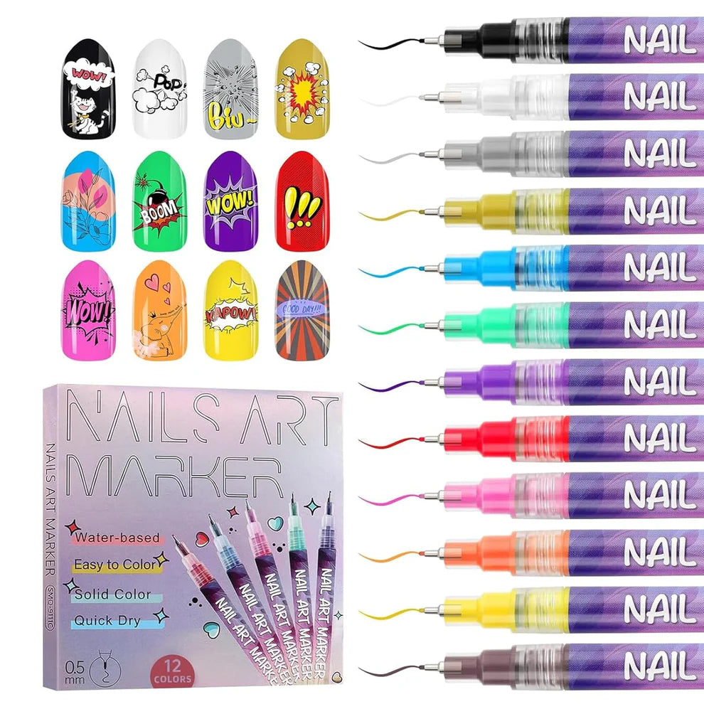 Moonise™ MagicNail Art Set | Pack of 12