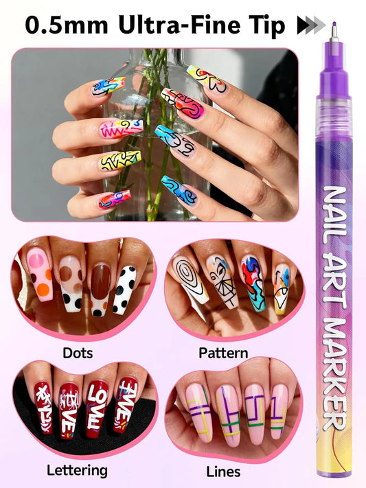 Moonise™ MagicNail Art Set | Pack of 12