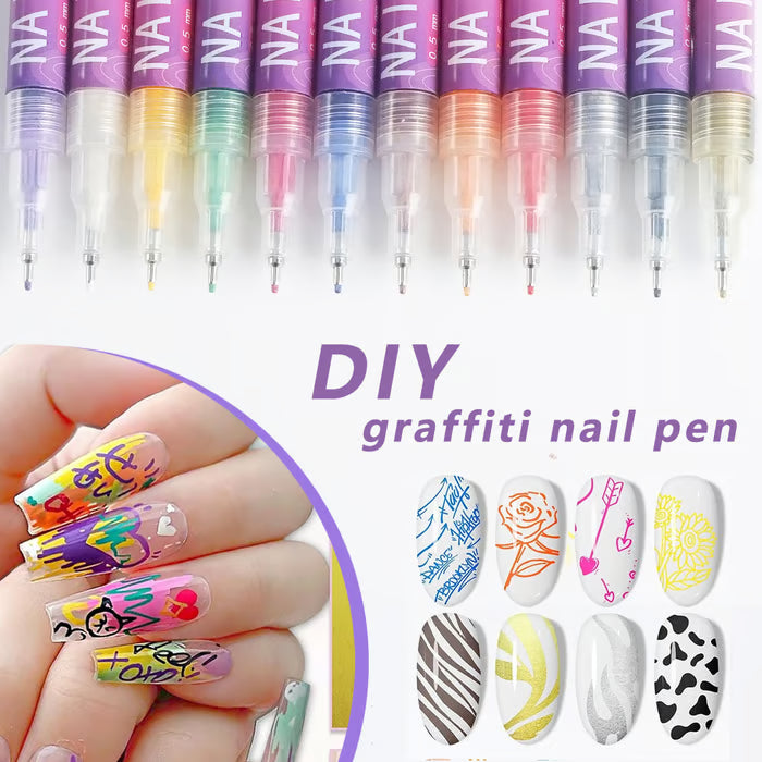 Moonise™ MagicNail Art Set | Pack of 12