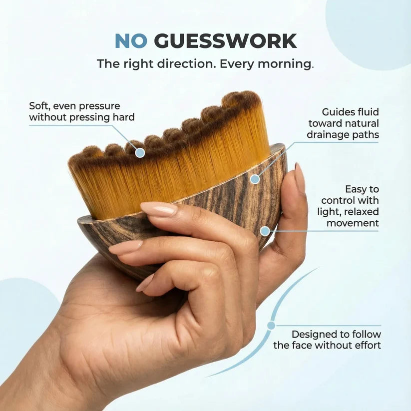 Lymphatic Contour Face Brush – Your 5-Minute Face Fix