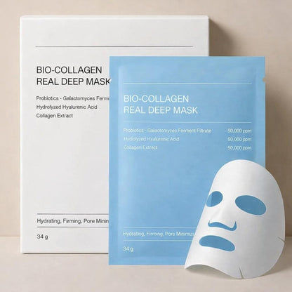 GlowVeil Korea™ Collagen Infused Face Masks (Pack of 2)