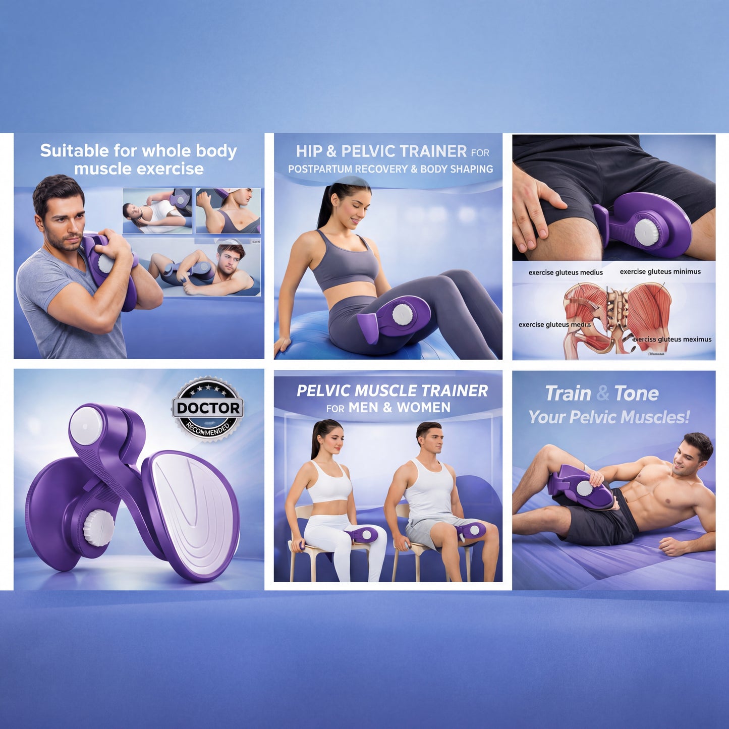 Wellura™ Pro Thigh Trainer & Kegel Exerciser - Strengthen your Leg Muscles